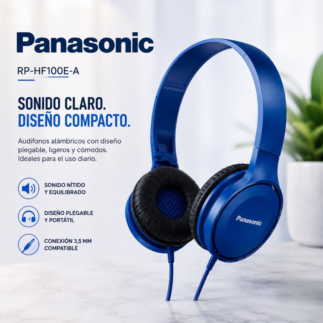 Audífonos Panasonic RP-HF100E-A